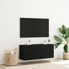 TV staliukas TV spintelių komplektas 100 x 30 x 41 cm Juodas ąžuolas