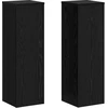 Augalų stovas 2 pcs Juodas ąžuolas 25 x 25 x 80 cm