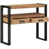 Konsolinis stalas Ruda 90 x 33 x 75 cm Kietos akacijos mediena