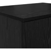 Oppbevaringsskap 2 pcs Juodas ąžuolas 127 x 41 x 40 cm