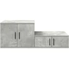 Oppbevaringsskap 2 pcs Betono pilka 108 x 41 x 40 cm