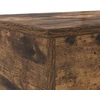 Lovos stalčiai Rūkyta ąžuolas 120 x 36,5 x 16,5 cm