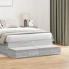 Lovos stalčiai Pilkas Sonoma 120 x 36,5 x 16,5 cm