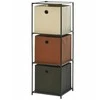 Storage Solutions Metalinis Stovas su Dėžėmis 34,5x34,5x100 cm