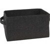 Storage Solutions Home Styling Collection Audinių laikymo krepšys 36x27x20 cm Juodas