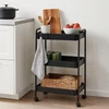 Storage Solutions Virtuvės lentyna ant ratukų, 72 cm