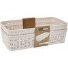 Storage Solutions Plastikiniai laikymo krepšeliai, 25 x 13,5 x 6 cm, 2 vnt.