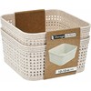 Storage Solutions Plastikiniai laikymo krepšeliai, 12 x 12 x 6 cm, 2 vnt.