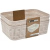 Storage Solutions Plastikiniai laikymo krepšeliai, 19 x 13,5 x 6 cm, 2 vnt.