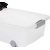 Storage Solutions Sandėliavimo konteineris ant ratukų, iš perdirbto plastiko, 32 l
