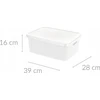 Storage Solutions Plastikinis indas su dangteliu, 13 l