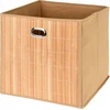 Storage Solutions Sandėliavimo sprendimai Dėžutė su bambuko priekiu ir rankena, 31 x 31 x 30,5 cm