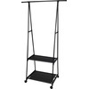 Excellent Houseware Drabužių kabykla metalinas juoda 157 cm