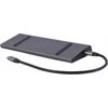 GEMBIRD A-CM-COMBO9-02 USB tipo C 9in1 kelių prievadų adapteris USB Hub3.0 + HDMI + DisplayPort + VGA + PD + LAN + stereo garsas