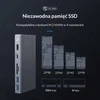 Orico prijungimo stotelė su M.2 NVMe korpusu, aktyviu PD 100W, HDMI 2.0, garso jungtimi, RJ-45, kortelių skaitytuvu