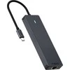 Rapoo USB-C kelių prievadų adapteris 6 viename, pilkas