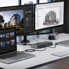 StarTech doko stotelė / kartotuvas laidinė Thunderbolt 5 juoda, pilka (206UE-TB5USB4DOCK)