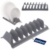 Orion Indų ir dangčių stovas 29,5×13,5×6 cm pilkas