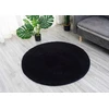Strado Alpaka apvalus kilimas 100x100 - AlpaBlack