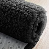 Strado Alpaca 120x120 apvalus kilimas - AlpaBlack