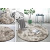 Strado Apskritas kilimas Ombre Strado 100x100 OmbreCamel (rusvai gelsvas) universalus