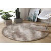 Strado Apskritas kilimas Ombre Strado 100x100 OmbreCamel (rusvai gelsvas) universalus
