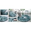 Strado Apskritas kilimas Ombre Strado 120x120 OmbreNavy (Tamsiai mėlyna) universalus () - 22237-uniw