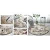Strado Apskritas kilimėlis Strado 80x80 OmbreCamel (rusvai gelsvas)