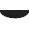 Strado Apvalus kilimėlis Rabbit 140x140 Juodas (Juodas), universalus
