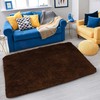 Strado Shaggy kilimas Strado 80x150 Tamsiai ruda DarkCoffee