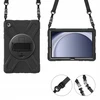 Dėklas na tablet Strado Dėklas Armor su laikikliu i paskiem do Samsung Galaxy Tab A9 Plus 11 (Juoda)