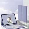 Strado Dėklas su klaviatūra Bluetooth touchpad do iPad Pro 11 Gen5 (Violetinė)