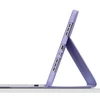 Strado Dėklas su klaviatūra Bluetooth touchpad do iPad Pro 11 Gen5 (Violetinė)