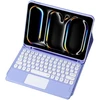 Strado Dėklas su klaviatūra Bluetooth touchpad do iPad Pro 11 Gen5 (Violetinė)