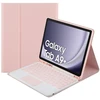 Strado Dėklas su klaviatūra Bluetooth touchpad do Galaxy Tab A9 Plus (Rožinė)