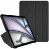 Strado „Dėklas“ trijų dalių dėklas „iPad Air 11 6 GEN M2 2024 / 7 GEN M3 2025“ – juodas