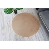 Strado Dywan apvalus Rabbit 160 cm smėlio spalva - pluszowy, miękki do salonu i sypialni
