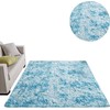 Strado Ombre Shaggy kilimas Strado 200x200 OmbreBlue (šviesiai mėlyna) universalus