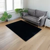 Strado Kilimas Rabbit 120x170 cm, juodas – minkštas, malonus liesti, skirtas svetainei ir miegamajam
