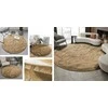 Strado Gausuotas apvalus kilimėlis 160x160 CappuccinoCamel (šviesiai ruda)