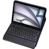 Strado „iPad Air 11 Gen6“ „Bluetooth“ klaviatūros dėklas su jutikliniu skydeliu (juodas)