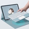 Strado „iPad Air 13 Gen6“ „Bluetooth“ klaviatūros dėklas su jutikliniu skydeliu (mėlynas)