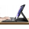 Strado planšetinio kompiuterio dėklas „Samsung Galaxy Tab S7 FE/S7 Plus“ klaviatūros dėklas – CFS7FE (juodas, universalus)