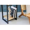 Strado „Vertico“ metalinis gėlių stovas 65 cm – juodas gėlių stovas