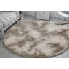 Strado Ombre apvalus kilimas 150x150 OmbreCamel (rusvai gelsvas), universalus
