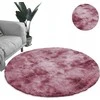 Strado Ombre apvalus kilimas 150x150 OmbreRed (Raudona), universalus