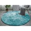 Strado Ombre apvalus kilimėlis 120x120 OmbreBlue (Šviesiai mėlynas) universalus () - 22264-uniw