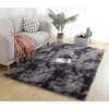 Strado Ombre Shaggy kilimas 200x260 OmbreGrey (tamsiai pilkas) universalus