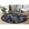 Strado Ombre Shaggy kilimas 80x80 cm tamsiai pilka