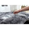 Strado Ombre Shaggy kilimas 80x80 cm tamsiai pilka